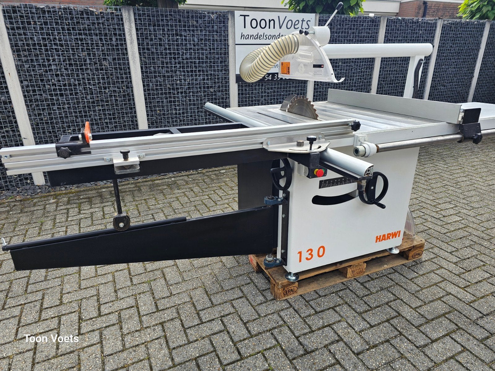 Harwi 130 met Roltafel en verbreding 10PK Bouwjaar 2021, Ophalen, Cirkelzaag, 70 mm of meer, Zo goed als nieuw