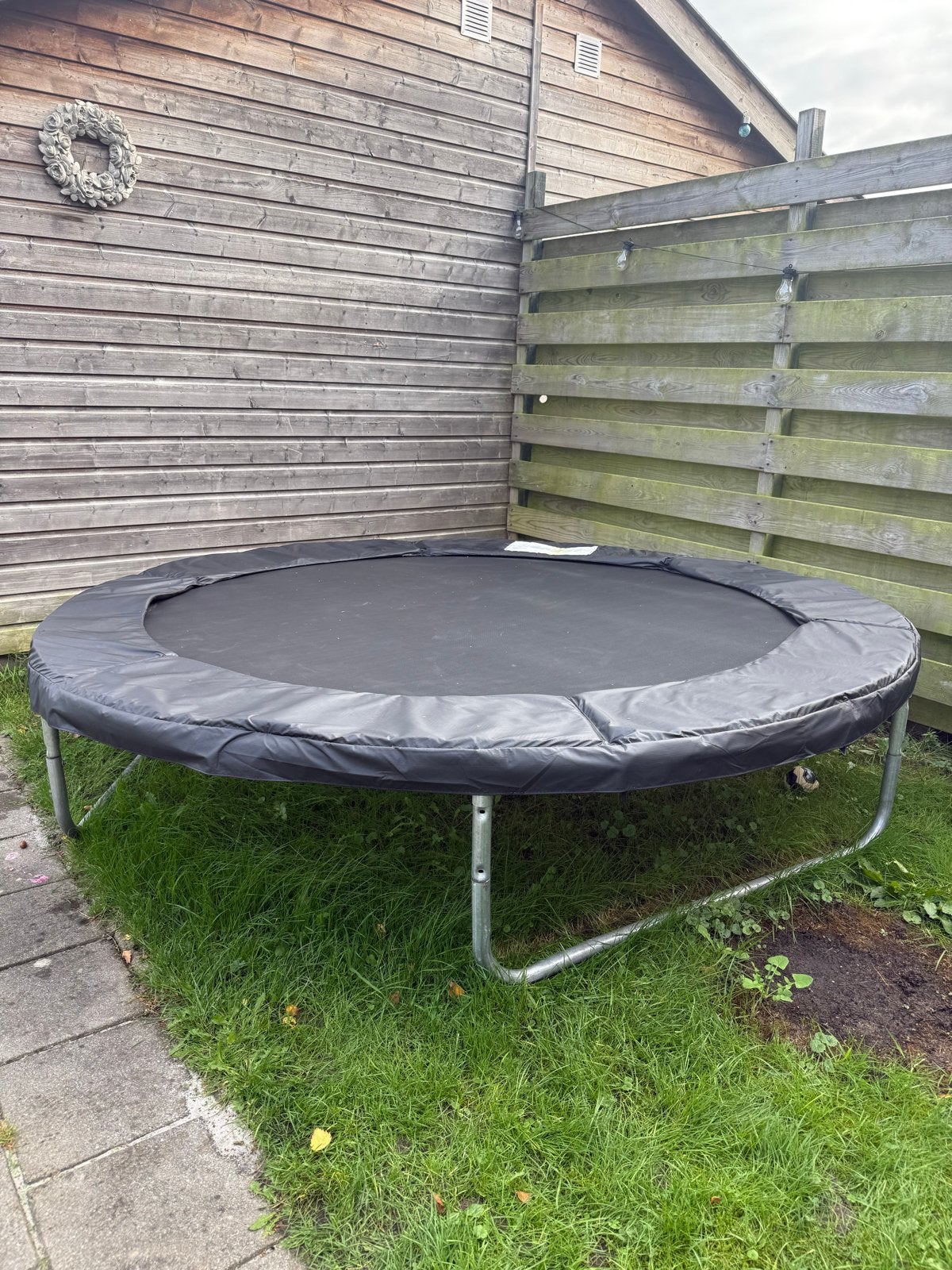 Trampoline 2,44m - Gebruikt, Ophalen, Gebruikt
