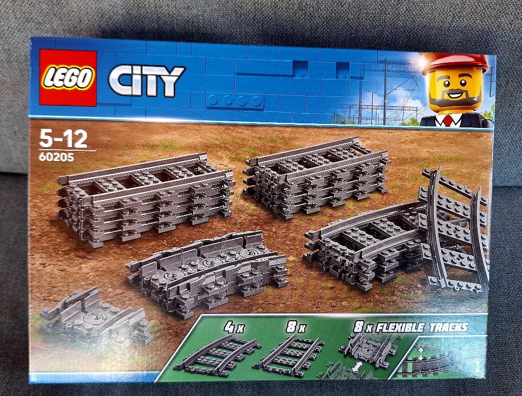 LEGO 60205 City: Treinrails, City, Lego, Nieuw, Ophalen of Verzenden