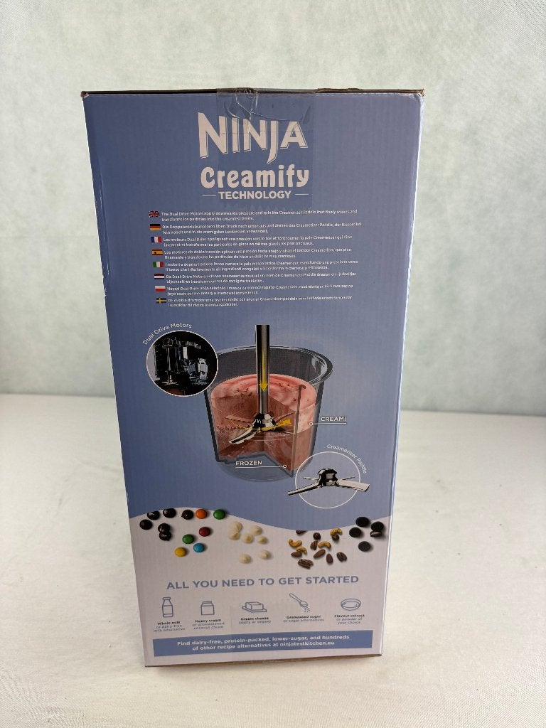 Ninja CREAMi NC300EU 7-in-1 IJsmachine, Kundendienst-de@sharkninja.com, Nieuw, Ophalen of Verzenden, C/o Regus Management GmbH Excellent Business Center, 10e + 11e verdieping Westhafenplatz 1 60327 Frankfurt am Main