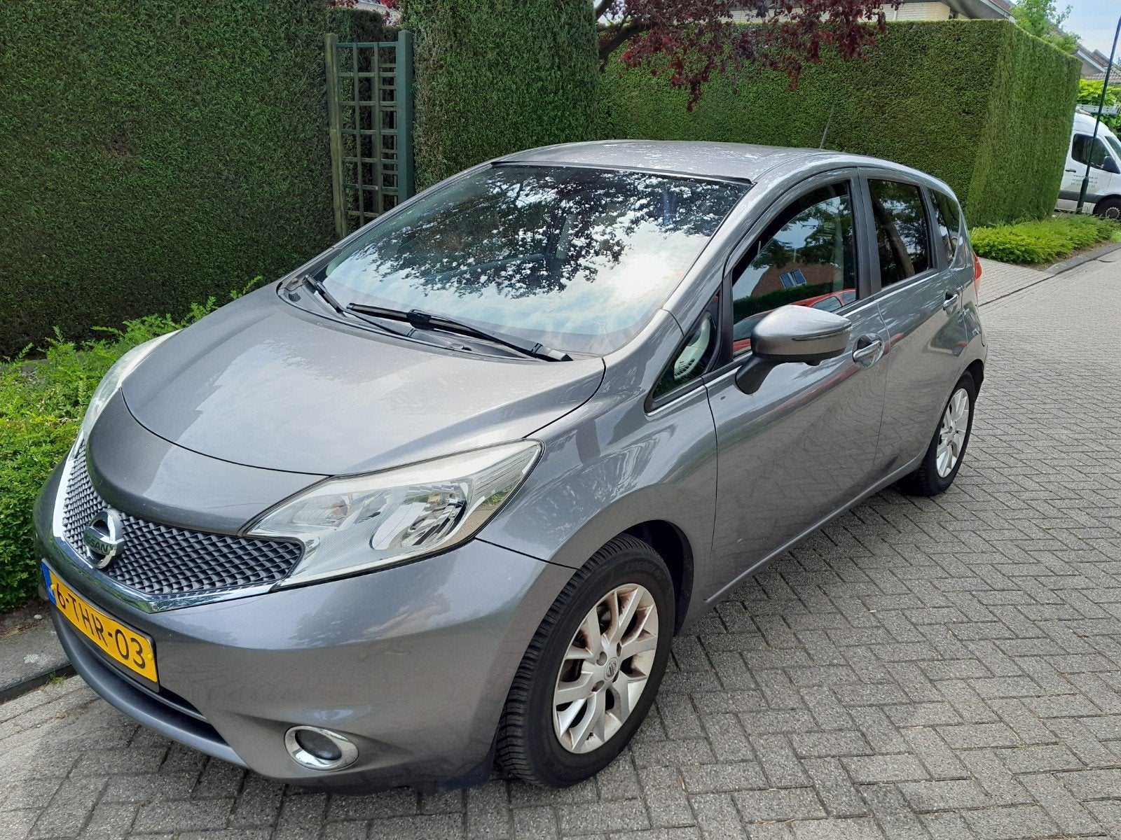 Nissan Note 1.2 59KW/80PK 2014 Grijs, Auto's, Nissan, 980 kg, 1198 cc, 49 €/maand, Origineel Nederlands