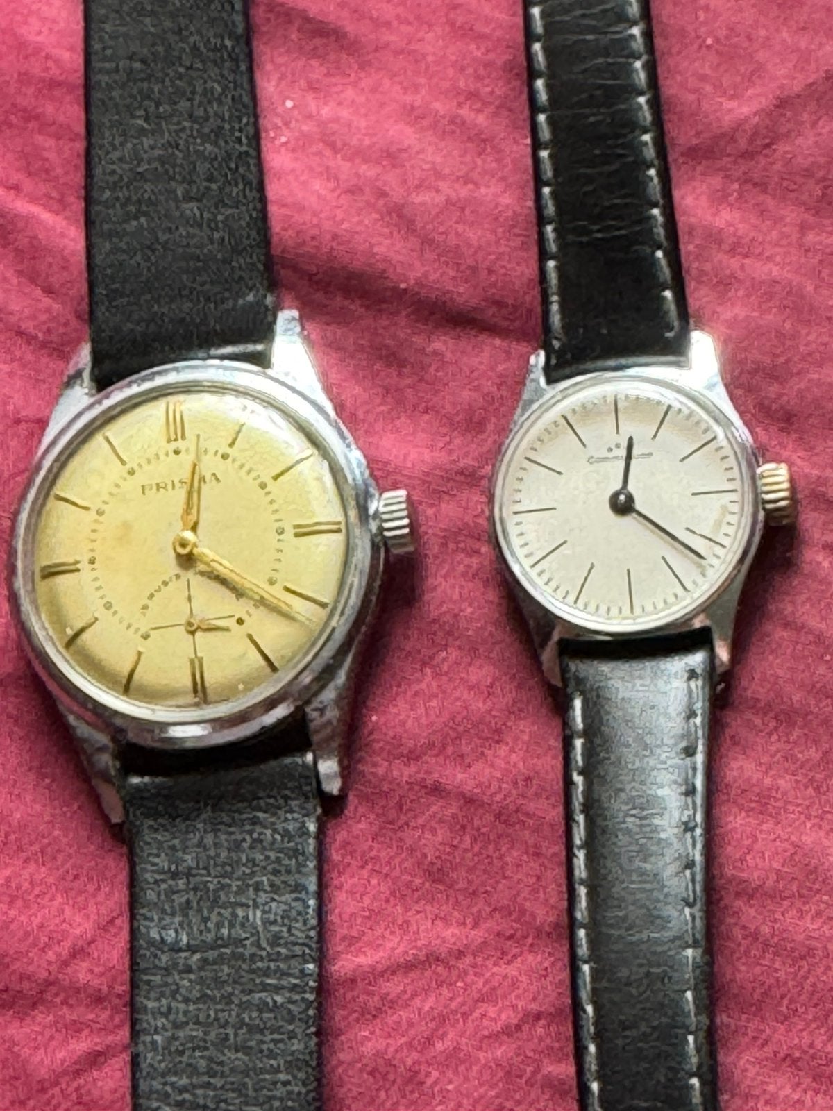 Vintage Prisma en Commodoor Horloges, Ophalen of Verzenden, Staal, Overige merken, 1960 of later
