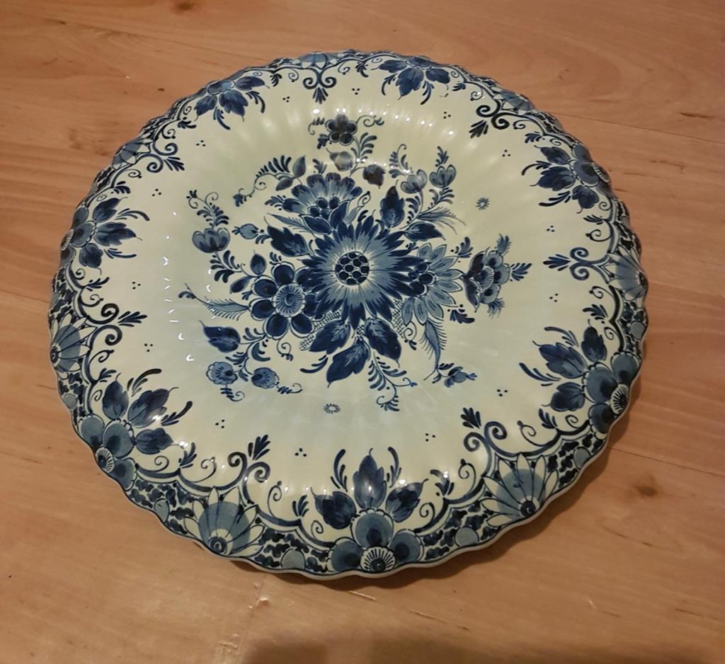 Delfts Blauw Wandbord - Handgeschilderd Holland, Ophalen of Verzenden
