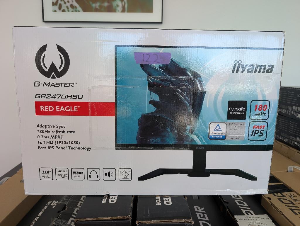 Mooie Iiyama G-Master GB2470HSU B6 24inch full hd 180hz, Computers en Software, Iiyama, IPS, N.v.t., N.v.t.