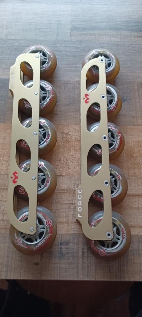 FORCE 5-wiel skeeleronderstel - Made in Holland, Sport en Fitness, Skeelers, Ophalen of Verzenden