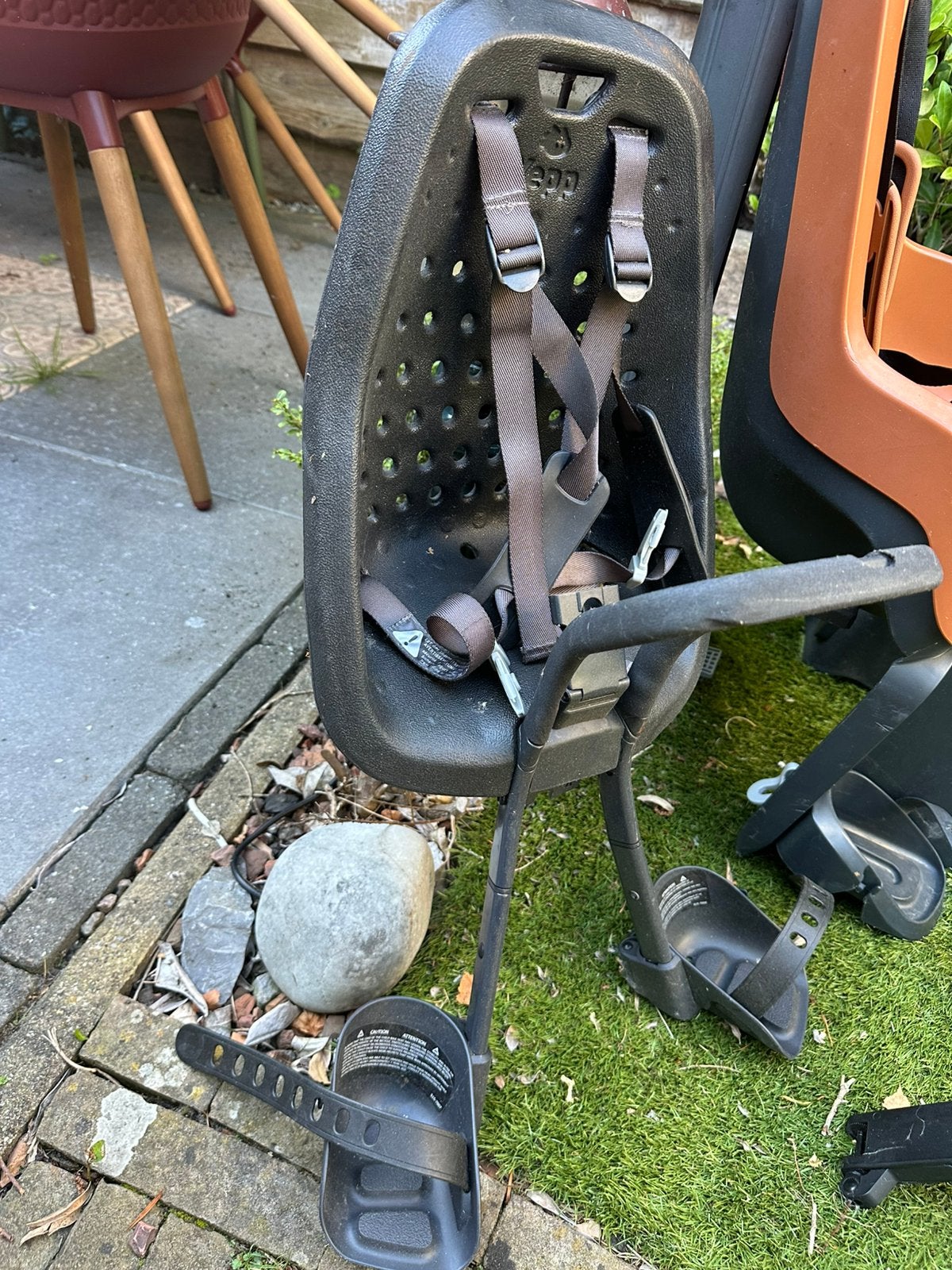 Yepp kinderstoel / windscherm / fietsstoel, Fietsen en Brommers, Fietsaccessoires | Fietsstoeltjes, Ophalen, Gebruikt, Voorzitje