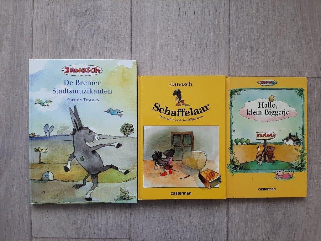 3 x Janosch o.a. Hallo klein biggetje Schaffelaar, Ophalen, Gelezen, Non-fictie