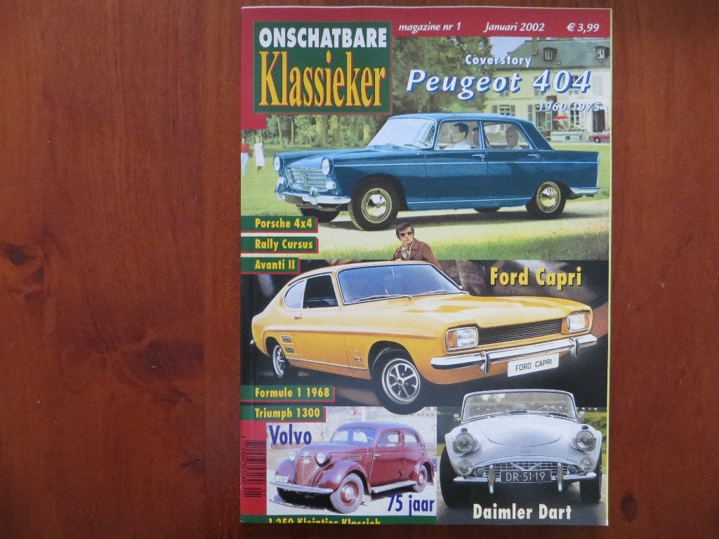 Onschatbare Klassieker 1 2002 Peugeot 404 (’60-’75), Porsche, Ophalen of Verzenden, Nieuw, Peugeot