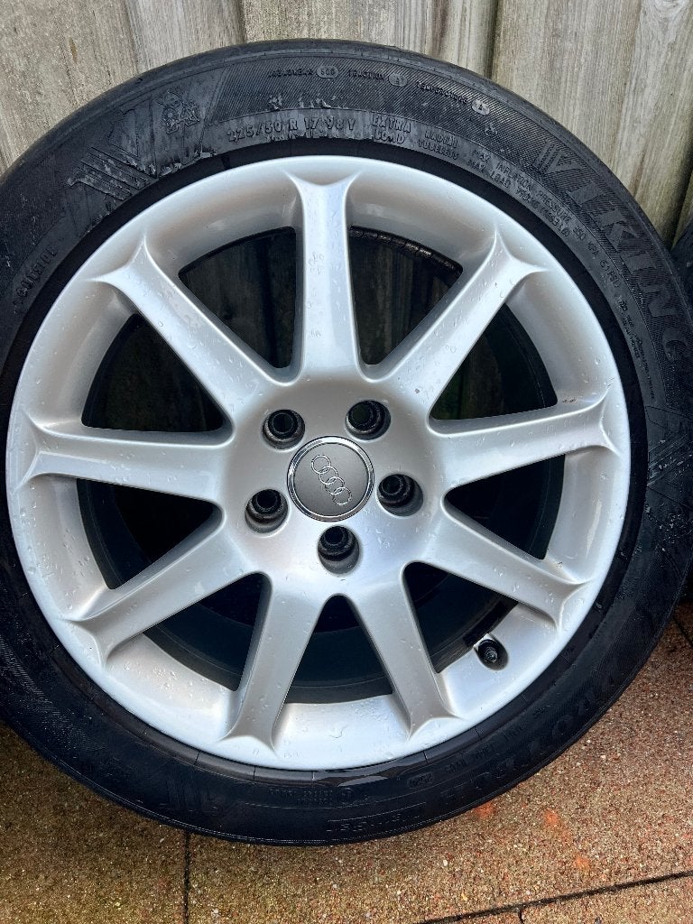 Originele Audi velgen 17", 7,5J, ET45 – 5 stuks., Ophalen, Gebruikt, Velg(en), 17 inch