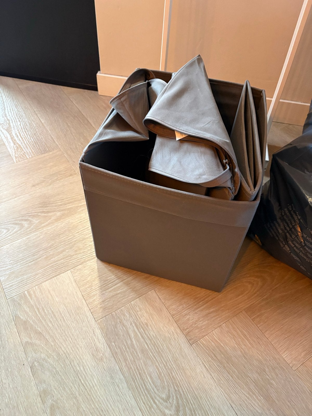 Opberger bak Drona voor kallax 4x, Ophalen, Overige materialen, Minder dan 50 cm, Zo goed als nieuw