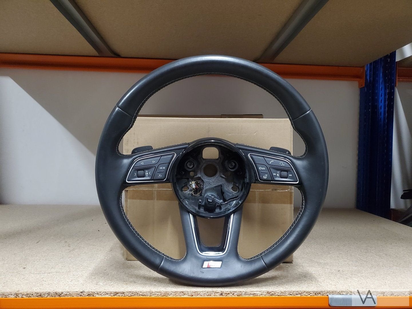 Audi S4 S5 8w stuur VERWARMD en flippers 8w0419091dc €, Gebruikt, -, -, -