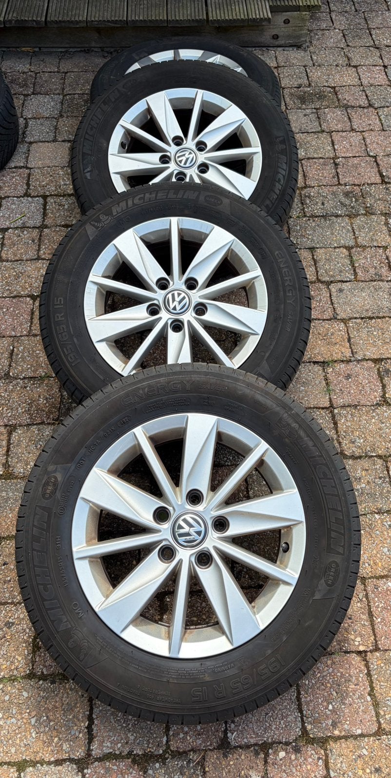 Lichtmetalen velgen met zomerband voor VW golf 7 diesel, Auto-onderdelen, Banden en Velgen, Ophalen, 15 inch, Banden en Velgen