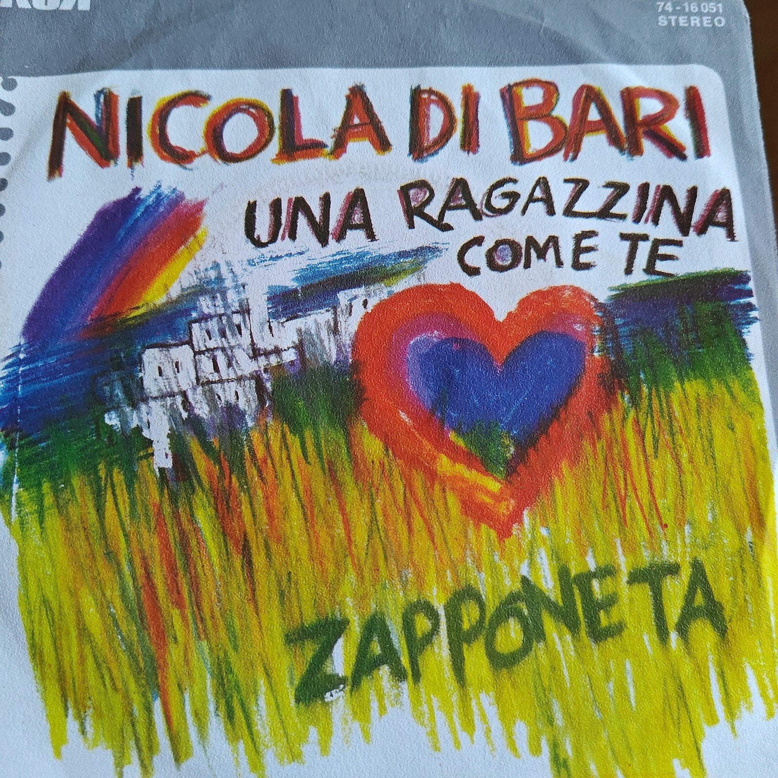Nicola Di Bari - Una Ragazzina Come Te / Zapponeta (7 inch), Gebruikt, Overige genres, 7 inch, Ophalen of Verzenden
