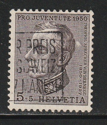 Zwitserland 1950 - Generaal Theophil Specher von Bernegg, Postzegels en Munten, Ophalen, Gestempeld