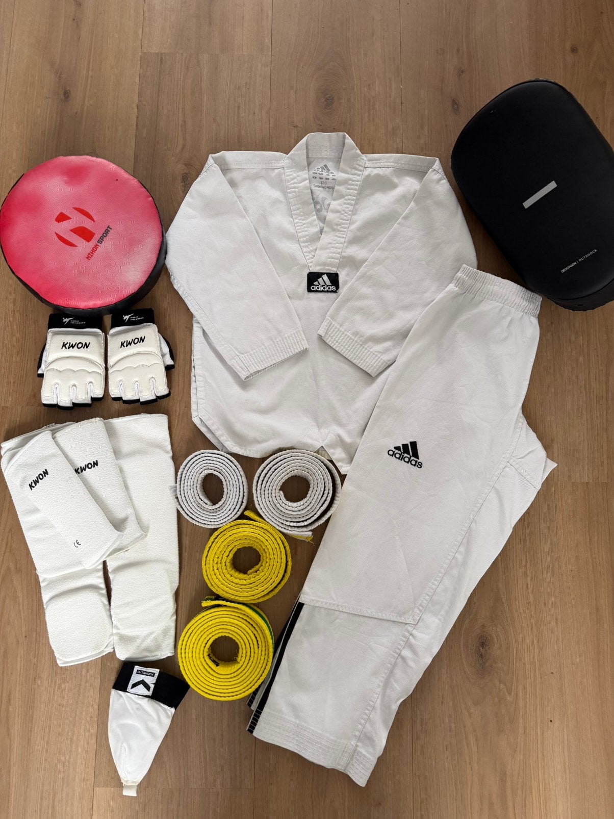 Taekwondo Set Compleet MT.140/146, Maat XS of kleiner, Ophalen of Verzenden, Zo goed als nieuw, Taekwondo