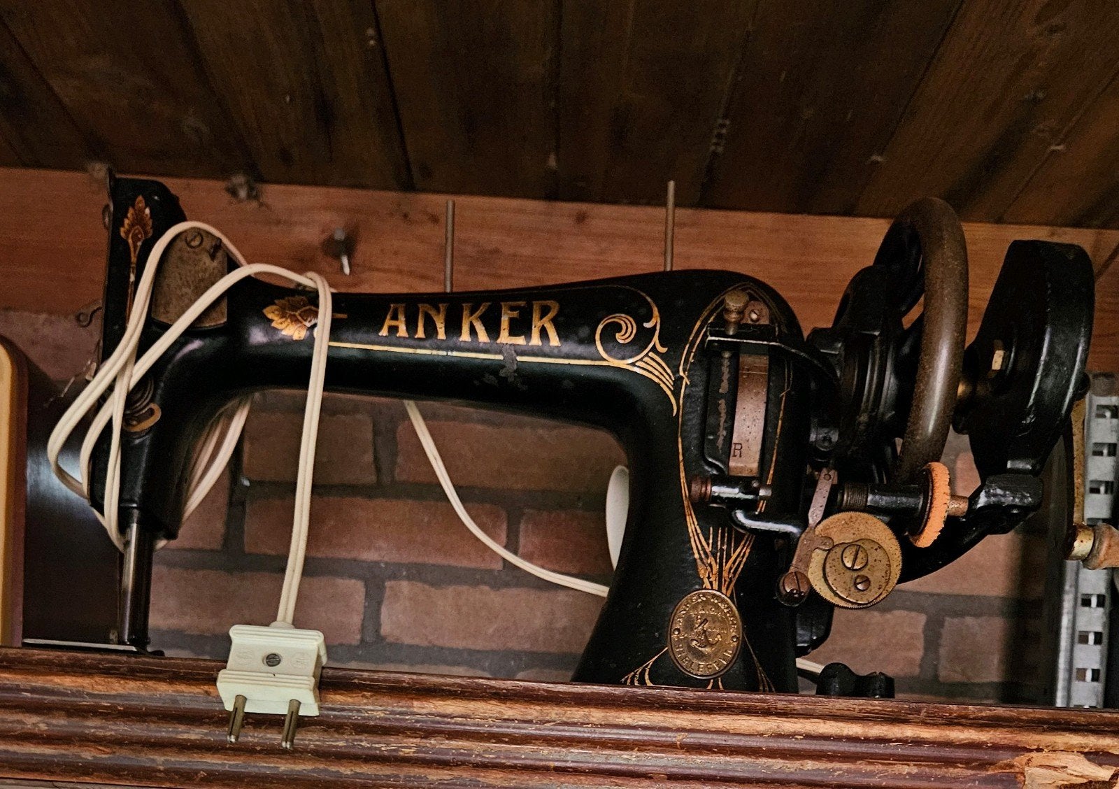 Vintage ANKER naaimachine - retro / antiek, Ophalen