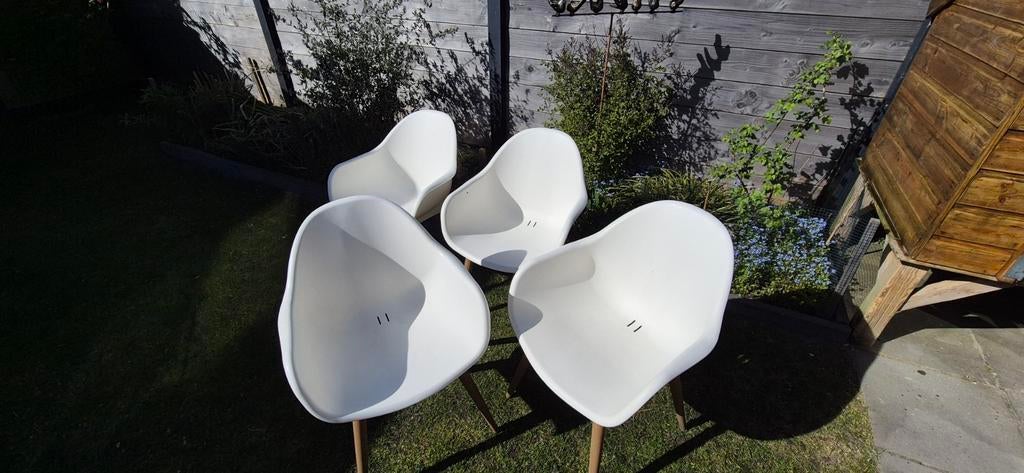 Tuinstoel - kuipstoel 'Anna' (set van 4), Ophalen, Gebruikt, Kunststof