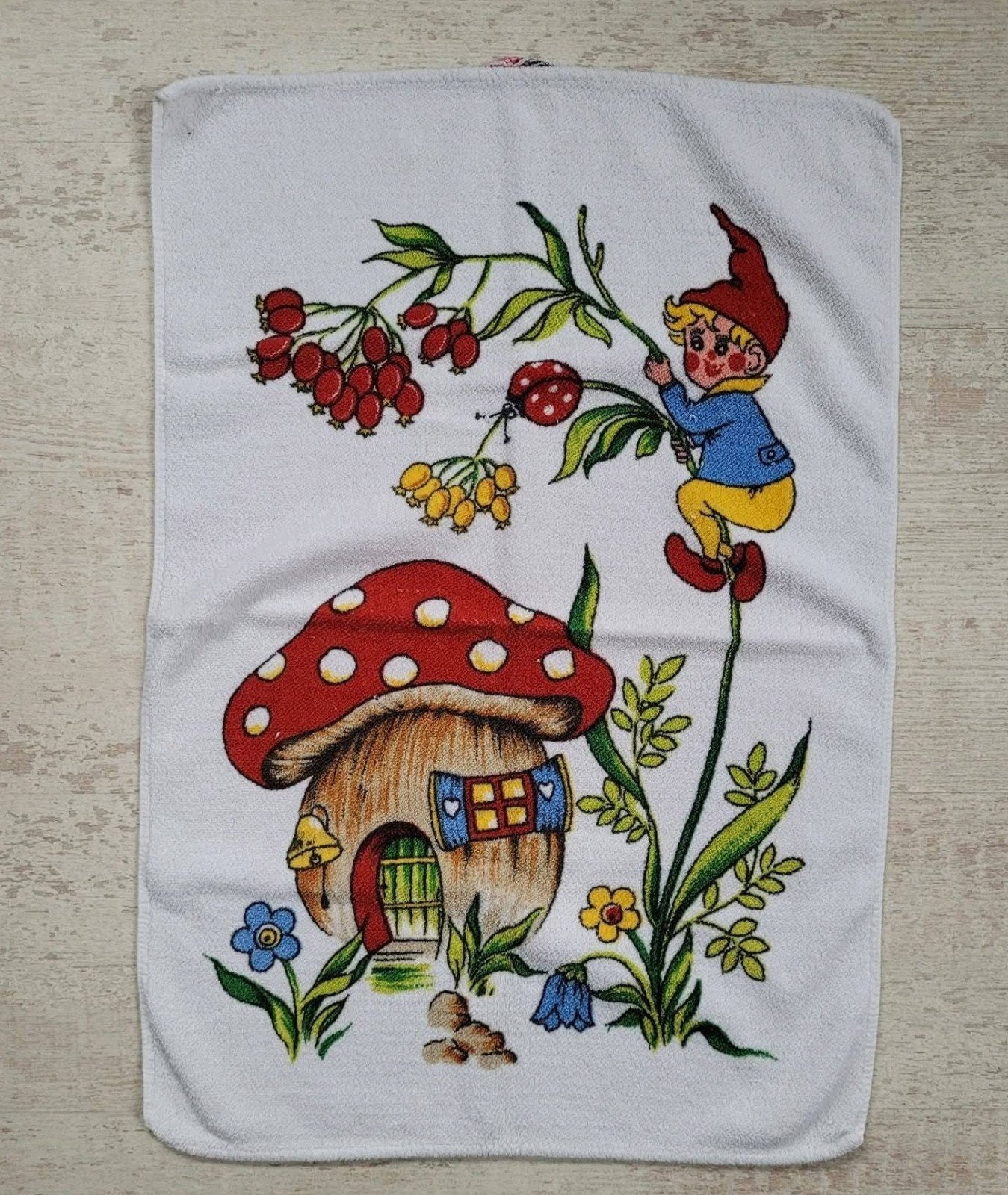 Retro Nagel Piepmatz handdoek uit de 70's - kabouter  -, Verzenden, Huis en Inrichting