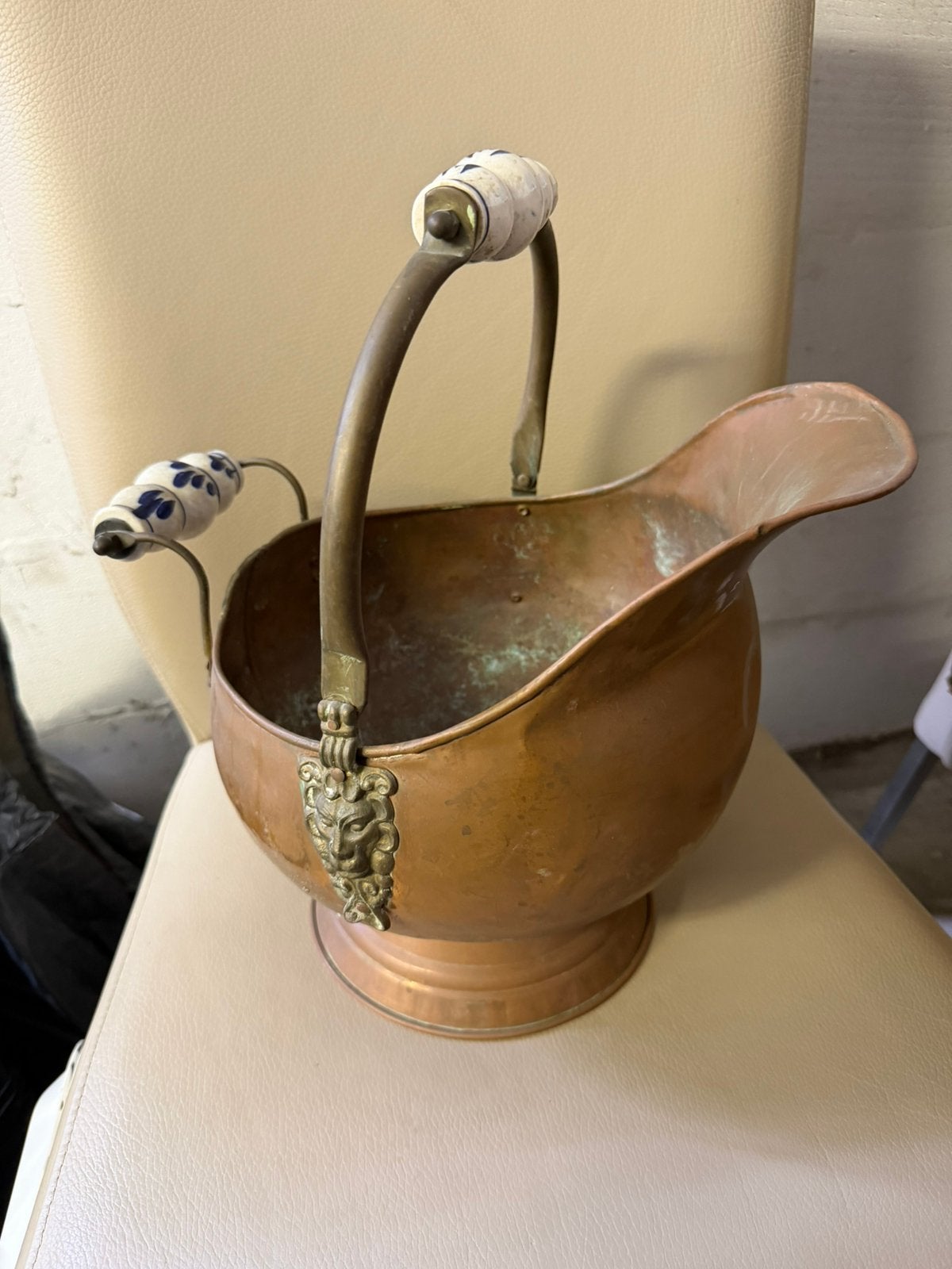 Koperen helmkit, Antiek en Kunst, Ophalen