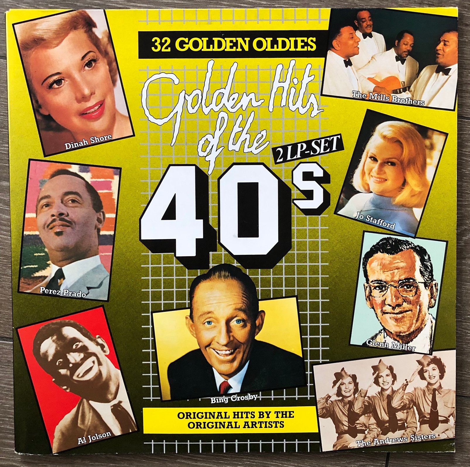 2-LP: Golden hits of the 40's - 32 Golden Oldies, Cd's en Dvd's, LP, Gebruikt, Ophalen of Verzenden, Dubbel-LP