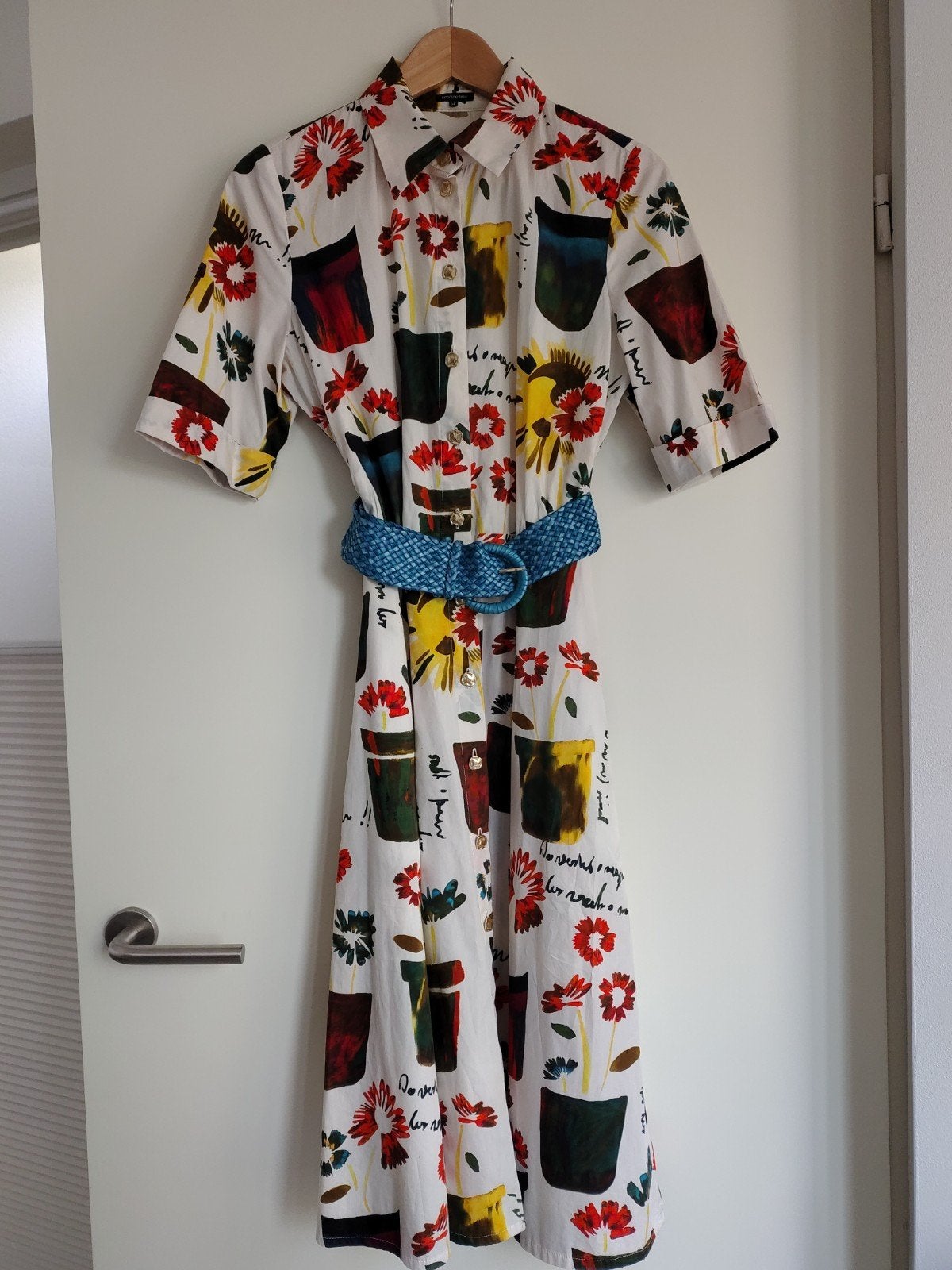 Overhemd jurk Caroline Biss maat 38, Kleding | Dames, Jurken, Maat 38/40 (M), Ophalen of Verzenden, Zo goed als nieuw, Caroline Biss
