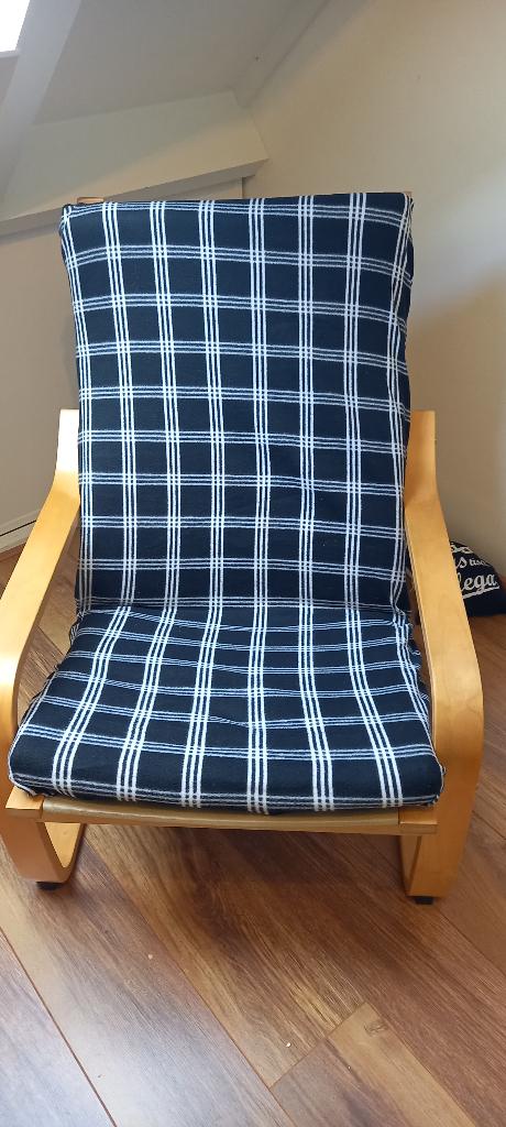 Ikea stoel, Ophalen, Gebruikt, Wit, Stof