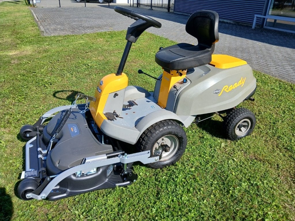Stiga Ready gebruikt, met compleet nieuw maaidek 85cm mulch, Ophalen, Versnellingen, Minder dan 90 cm, Viking stiga villa
