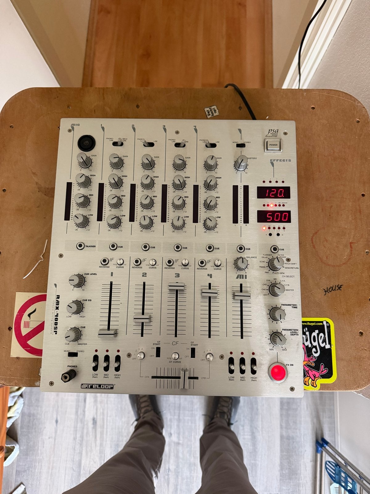 Reloop RMX-40DSP DJ Mixer, Ophalen of Verzenden, Zo goed als nieuw, Dj-set, Reloop