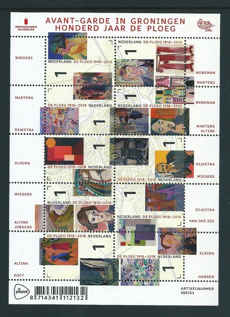 Vel Avant garde in Groningen, no V3645, postfris, Ophalen of Verzenden, Postfris