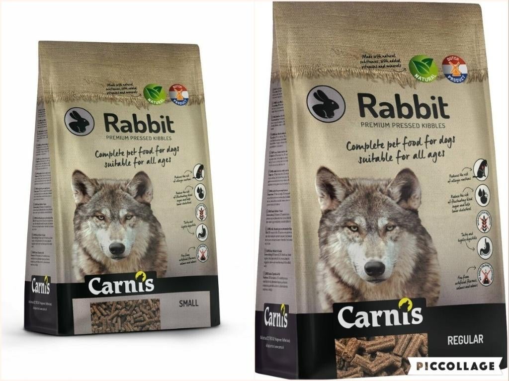 ACTIE Carnis Regular of Small Konijn 2x 12,5 kg €138,00, Dieren en Toebehoren, Ophalen of Verzenden, Hond