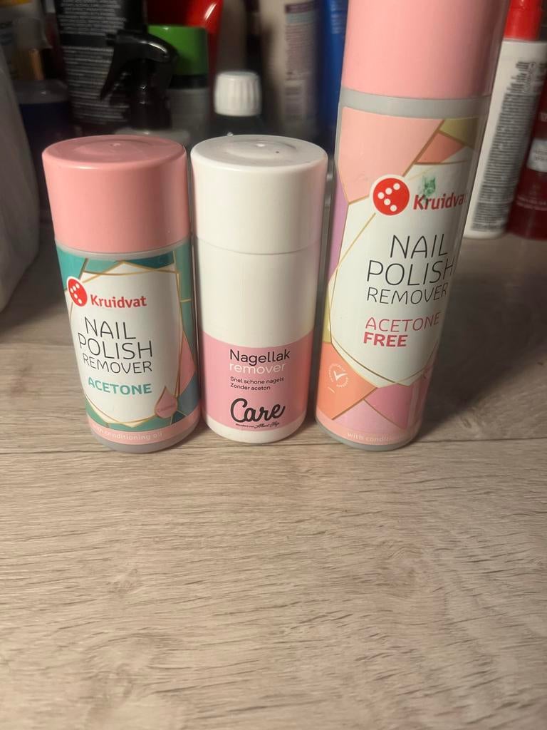 Kruidvat nagellakremover, Sieraden, Tassen en Uiterlijk, Uiterlijk | Cosmetica en Make-up, Verzenden, Nieuw, Handen en Nagels