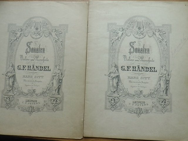 Händel sonaten 1 - viool en piano, Muziek en Instrumenten, Bladmuziek, Gebruikt, Klassiek, Ophalen of Verzenden, Viool of Altviool