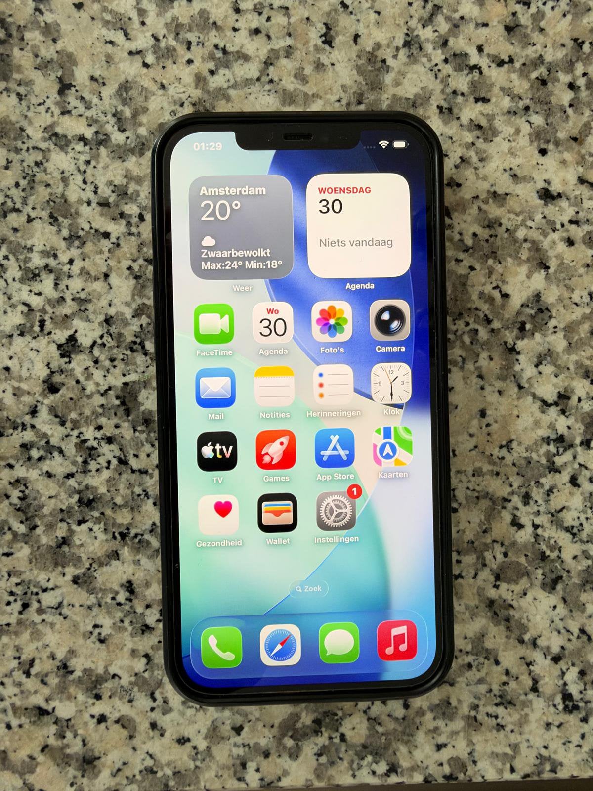 iPhone 12 Pro Max 256 GB zo goed als nieuw 85% batterij, Telecommunicatie, Blauw, IPhone 12 Pro Max, Zo goed als nieuw, Ophalen