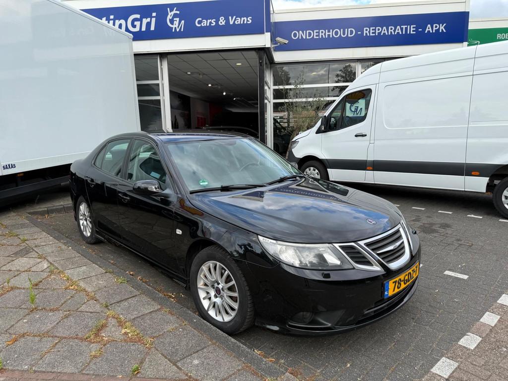 Saab 9-3 Sport Sedan 1.8t Intro Edition "Nieuwe APK ", Auto's, Saab, Gebruikt, Zwart, 4 cilinders, 150 pk
