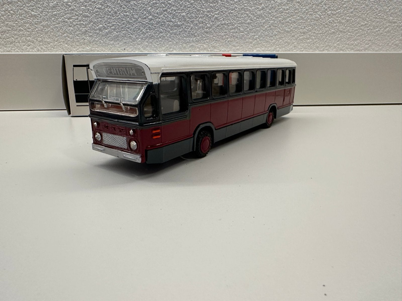 DAF Lion Car Nr. 38 Stadsbus, als nieuw, Hobby en Vrije tijd, Modelauto's | 1:50, Ophalen of Verzenden, Zo goed als nieuw, Bus of Vrachtwagen