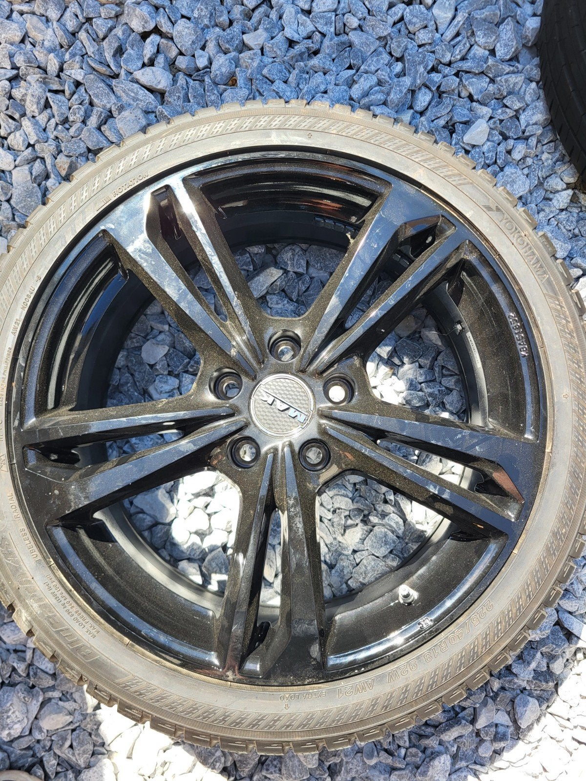 Toyota corolla 18 inch MAK velgen met Yokohama Allseason ban, Auto-onderdelen, Banden en Velgen, Ophalen, 18 inch, Gebruikt, Banden en Velgen