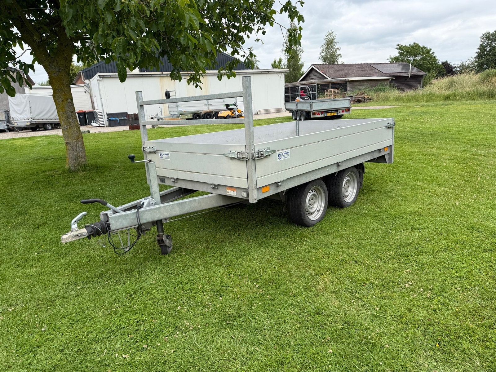 SARIS plateauwagen 2000kg, 276x163 ZGAN 2023, Ophalen, Zo goed als nieuw