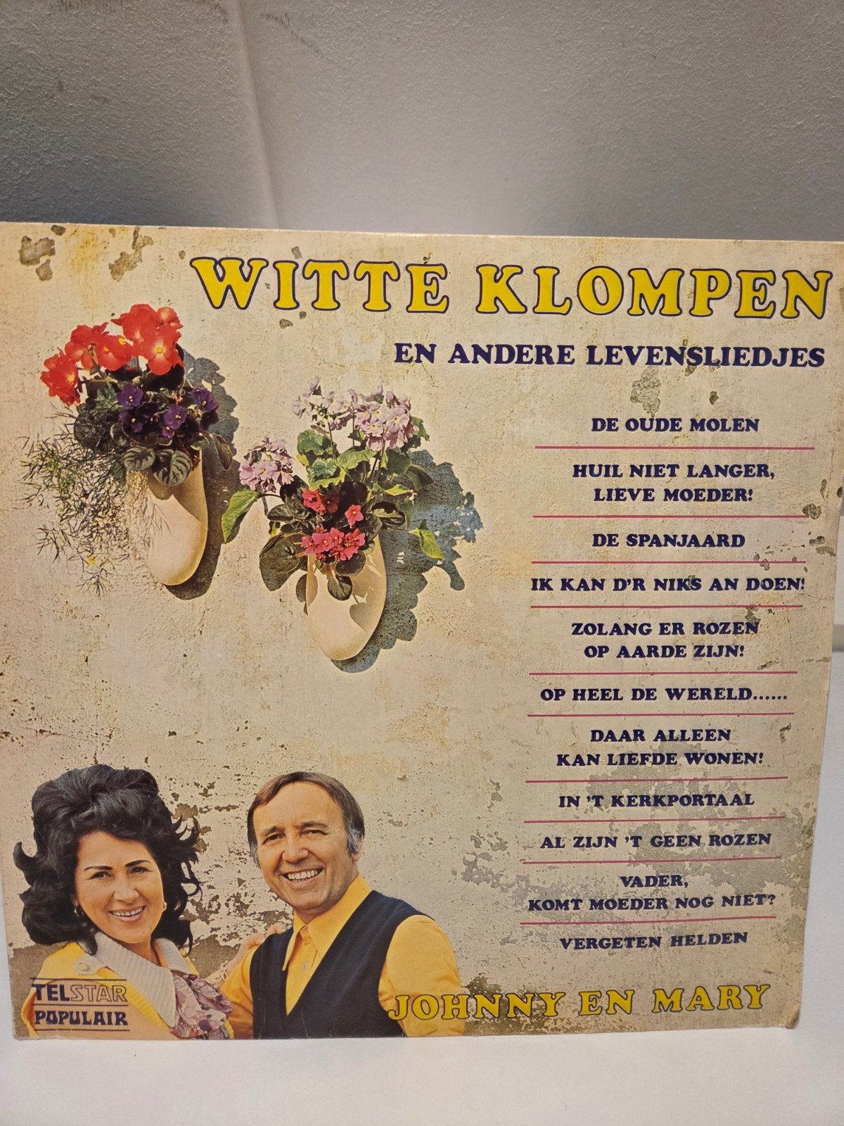 Johnny en Mary - Witte Klompen en Andere Levensliedjes LP, Ophalen of Verzenden, Gebruikt, Levenslied of Smartlap, Album