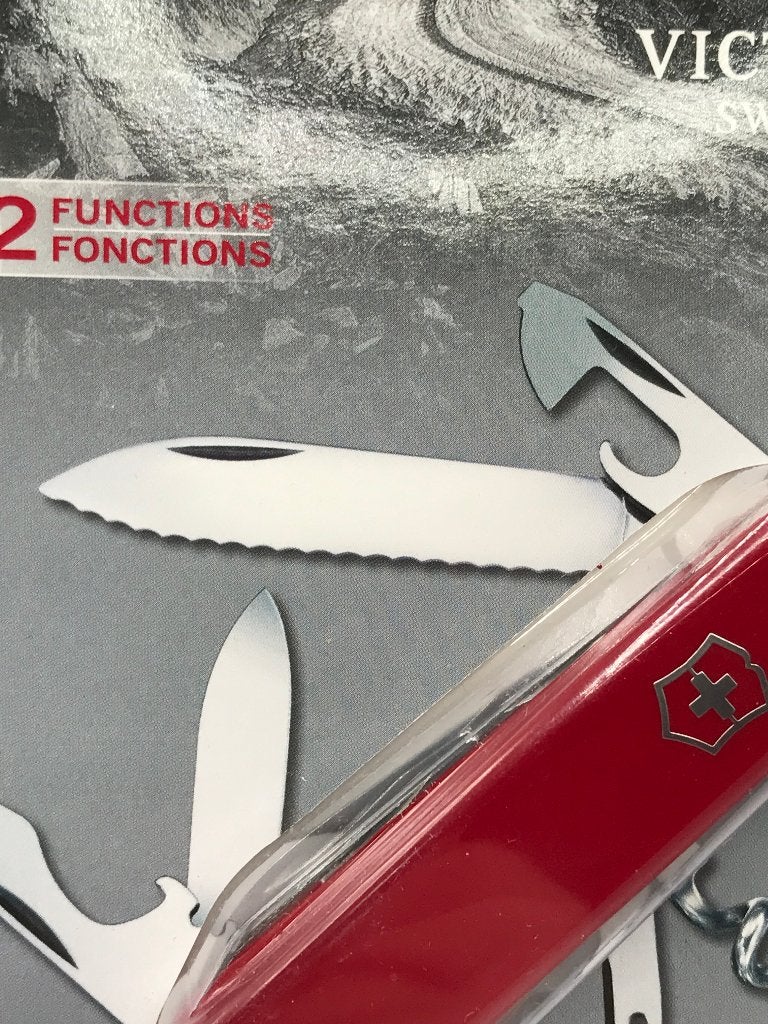 Rare Victorinox Weekender (Serrated Spartan) 91mm Swiss Army, Caravans en Kamperen, Ophalen of Verzenden, Nieuw