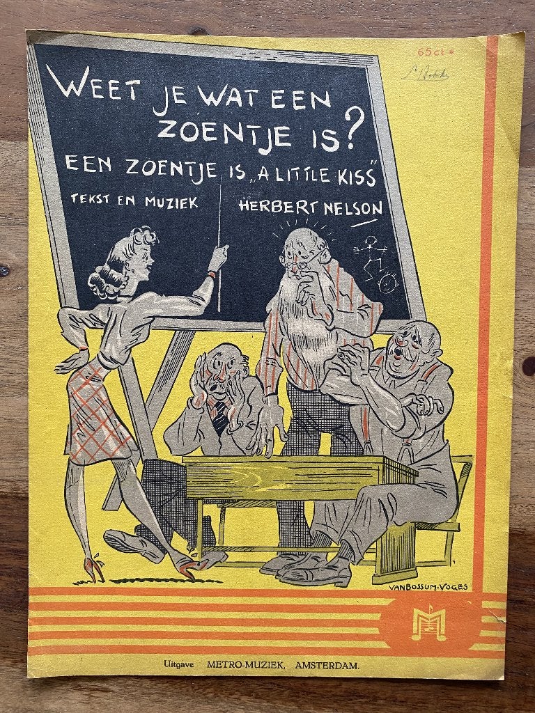 Weet je wat een zoentje is? Herbert Nelson, Muziek en Instrumenten, Piano, Gebruikt, Ophalen of Verzenden, Artiest of Componist