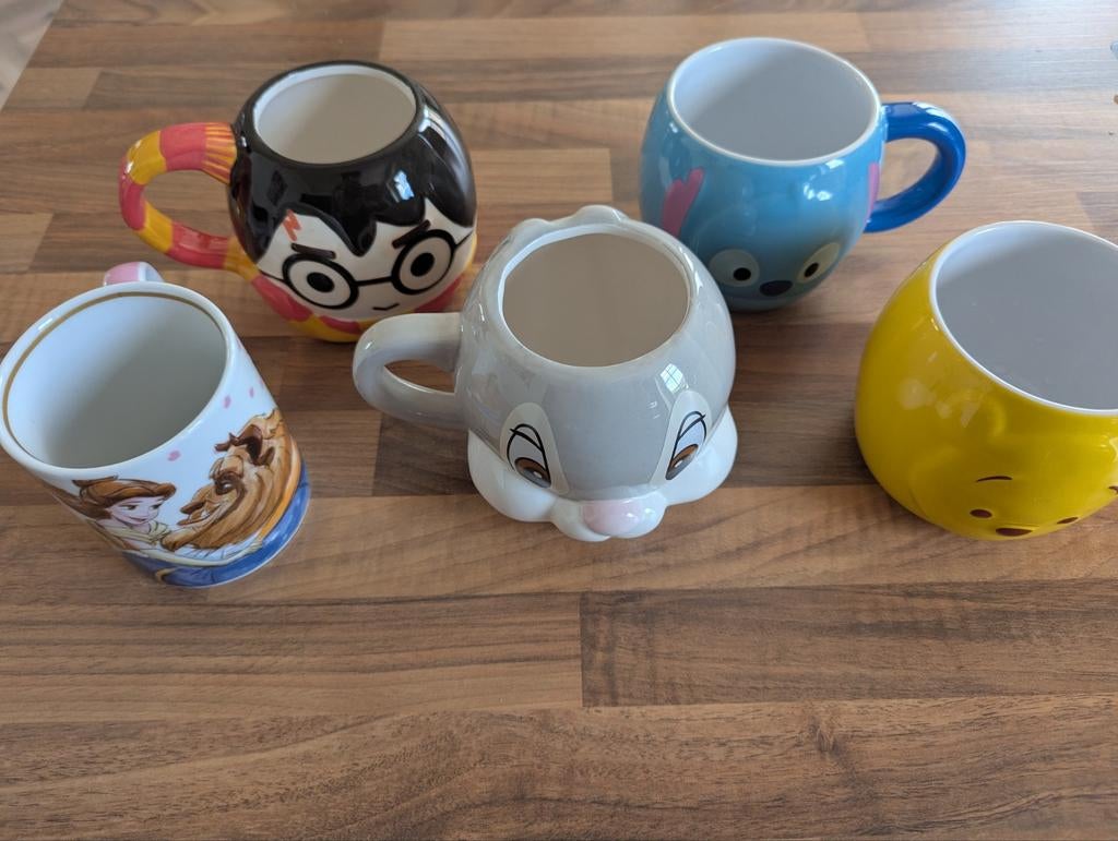 Originele Disney mokken collectie, Ophalen, Overige figuren, Gebruikt, Servies