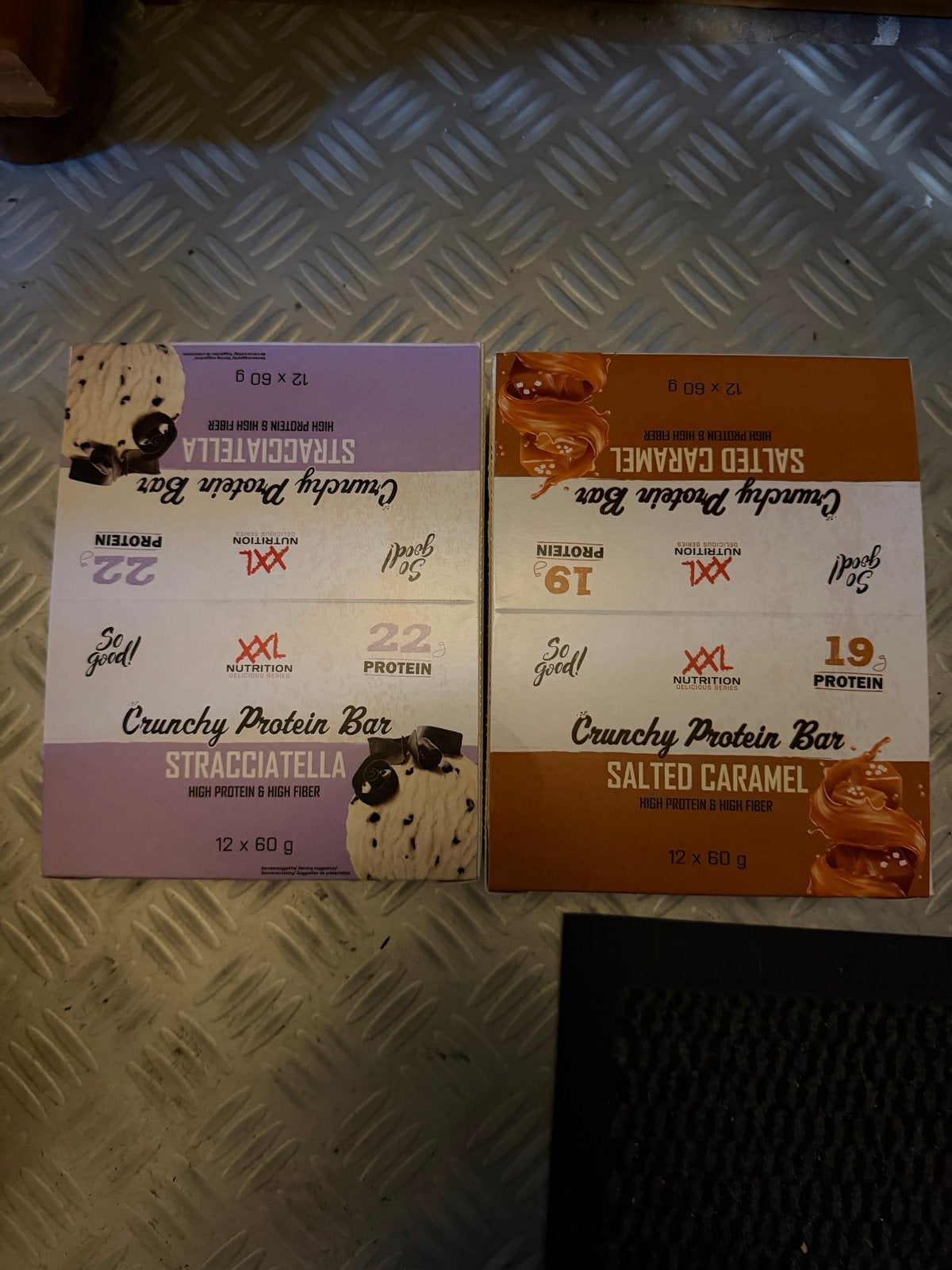 XXL Nutrition Crunchy Protein Bars - Stracciatella & Salted, Ophalen of Verzenden, Nieuw