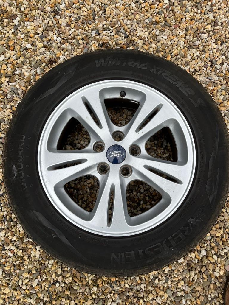 Winterbanden met licht metalen velgen Ford S-max, Ophalen, Gebruikt