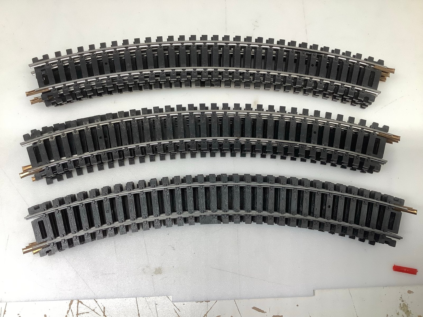 15 Stuks Lima N/3030 R-360 Gebogen Rails, 36 graden., Overige merken, Gebruikt, Gelijkstroom, Rails