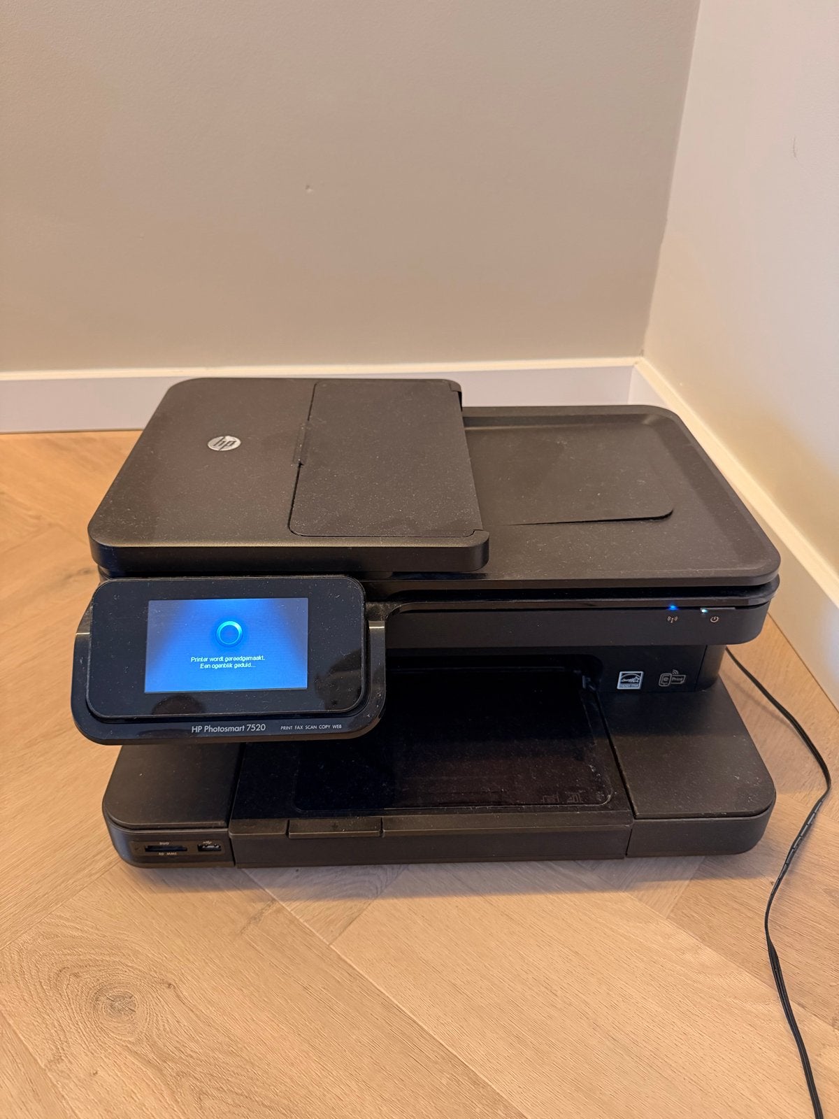 HP Photosmart 7520 All-in-One Printer (print, fax, scan, cop, Ophalen, Gebruikt, Faxen, Inkjetprinter