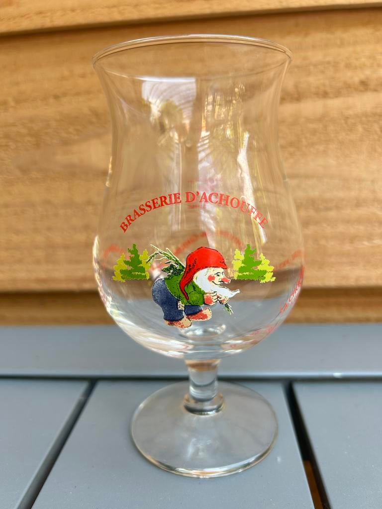 La Chouffe bierglas 25cl, Ophalen of Verzenden, Zo goed als nieuw, Glas of Glazen, Overige merken