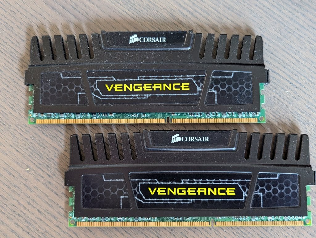Corsair Vengeance 8GB DDR3 1600MHz (2x4GB), 8 GB, DDR3, Ophalen of Verzenden, Zo goed als nieuw