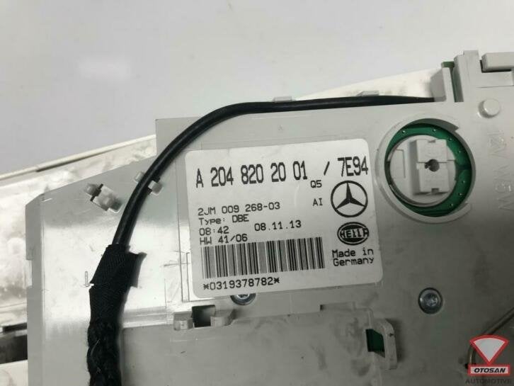 mercedes c klasse w204 binnenverlichting hemel a2048202001, Gebruikt, Mercedes-Benz AG, Mercedes-Benz, Ophalen of Verzenden
