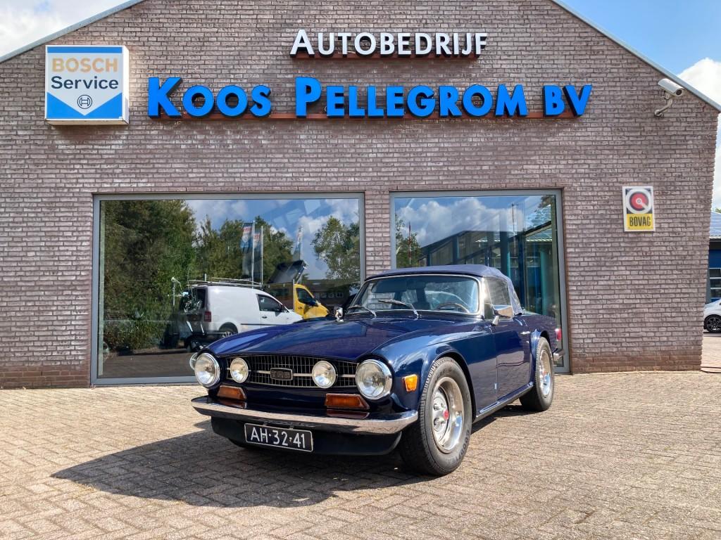 Triumph TR6 SOFT TOP, TR6, Cabriolet, Blauw, 2498 cc