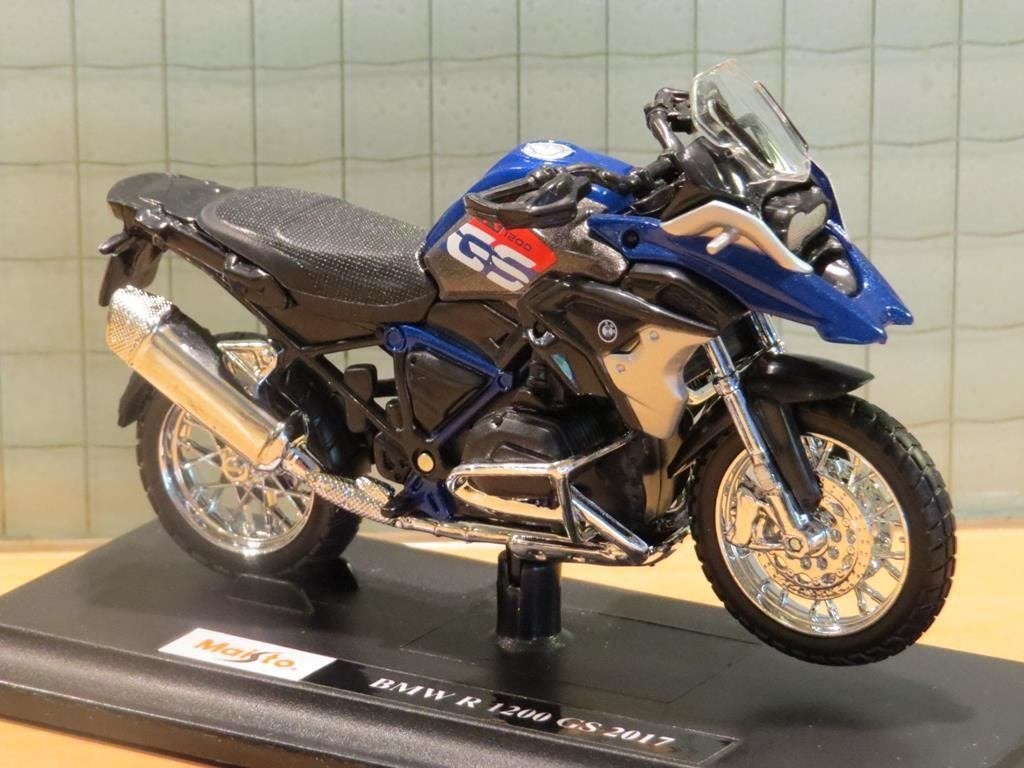 BMW R1200GS blue R1200 GS 1:18 maisto, MayCheong, Maisto, Nieuw, Ophalen of Verzenden